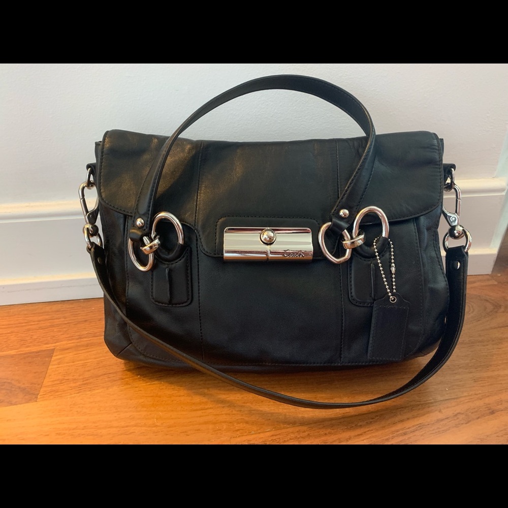 Coach leather handbag